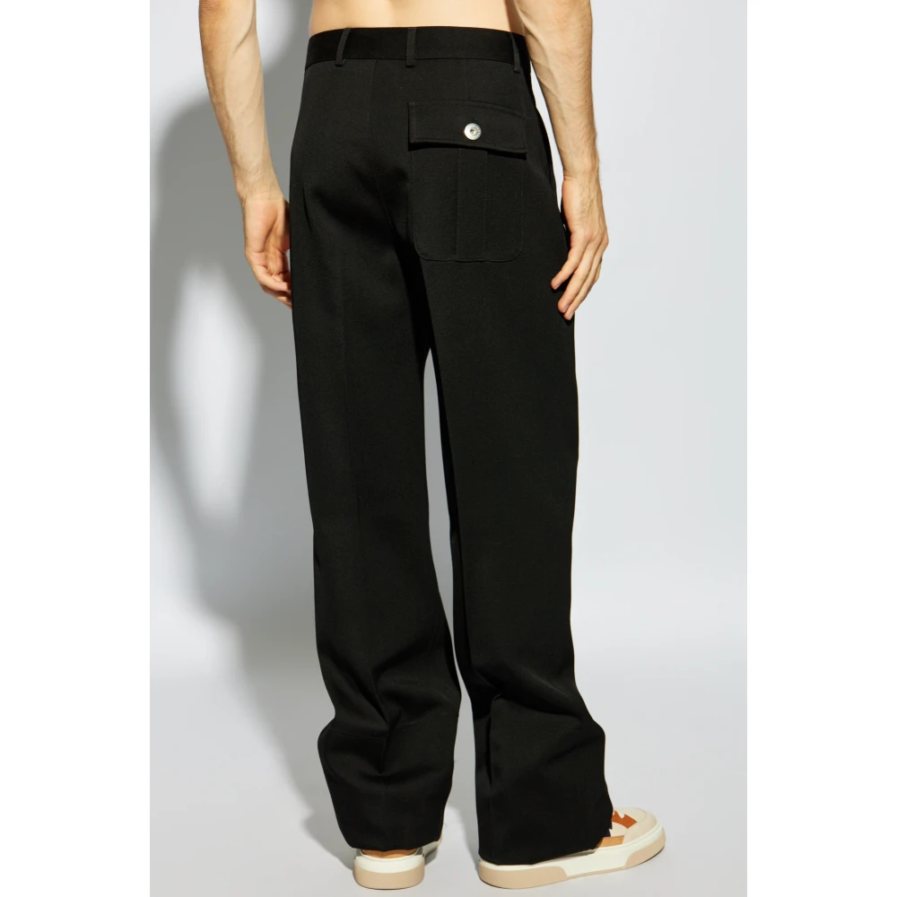 Salvatore Ferragamo Geplooide broek Black Heren
