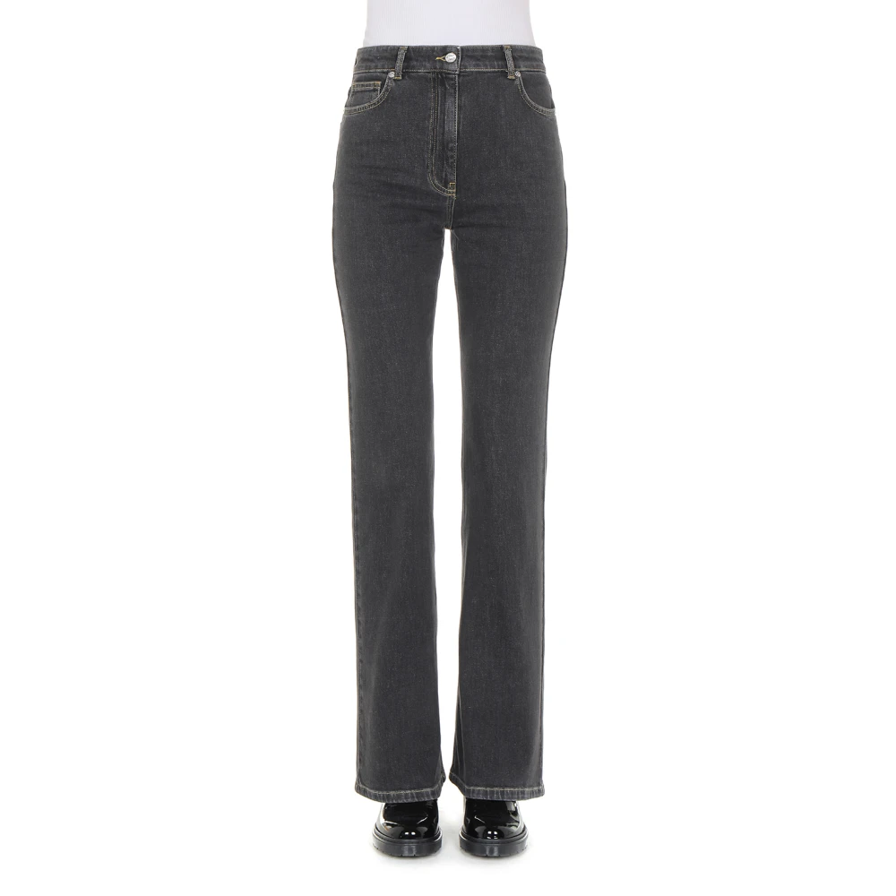Moschino Klassieke Straight Jeans Black Dames