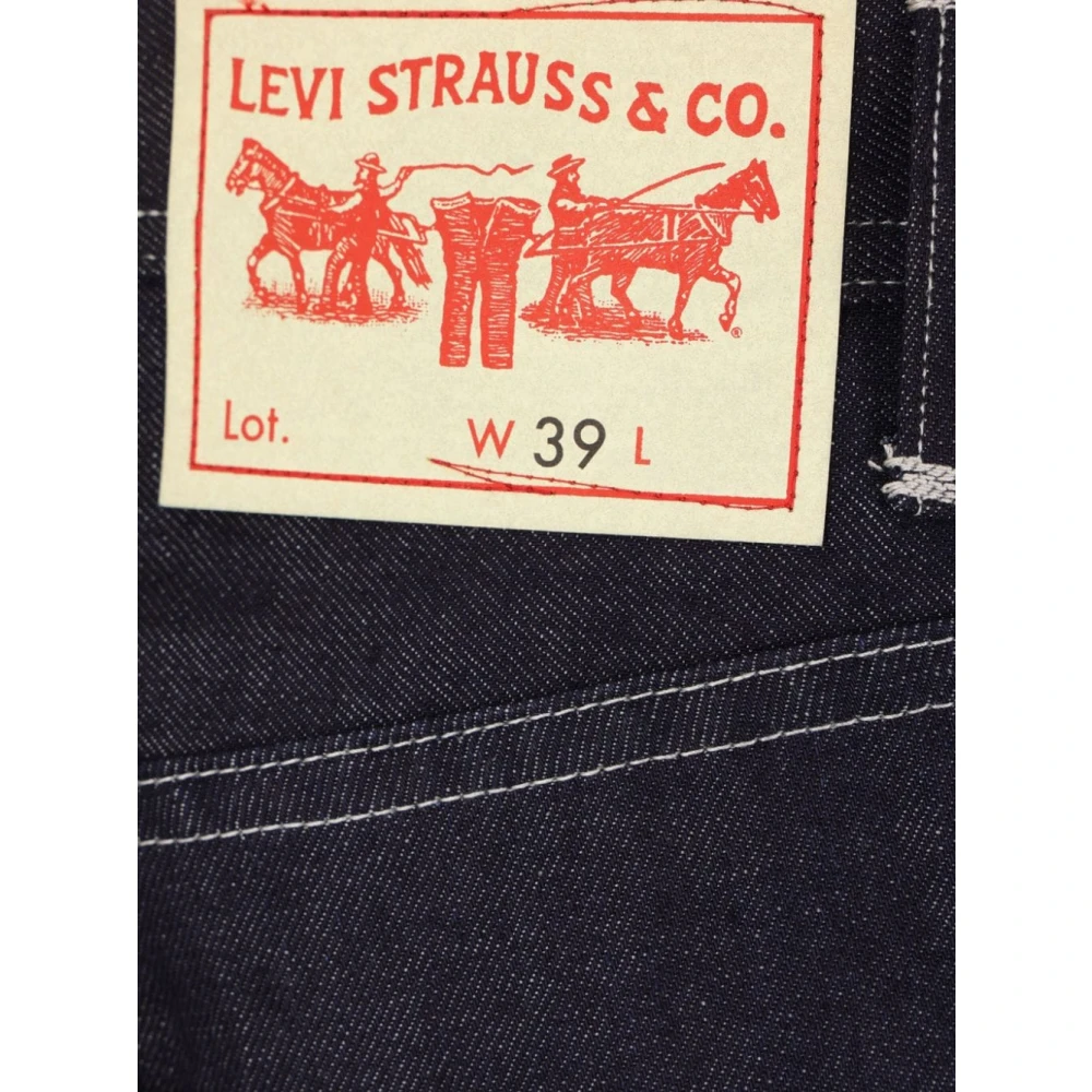 Junya Watanabe Blauwe Wide Leg Jeans Levi's Samenwerking Blue Heren