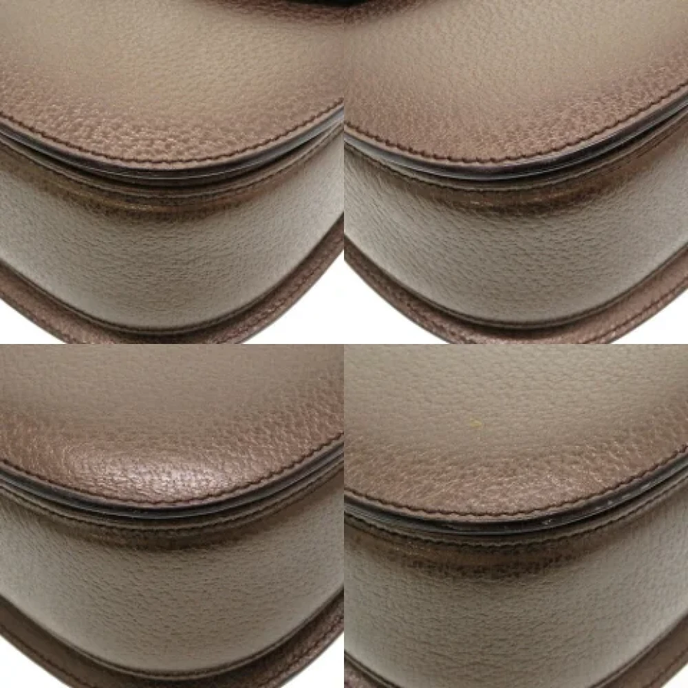 Gucci Vintage Pre-owned Canvas gucci-bags Brown Dames