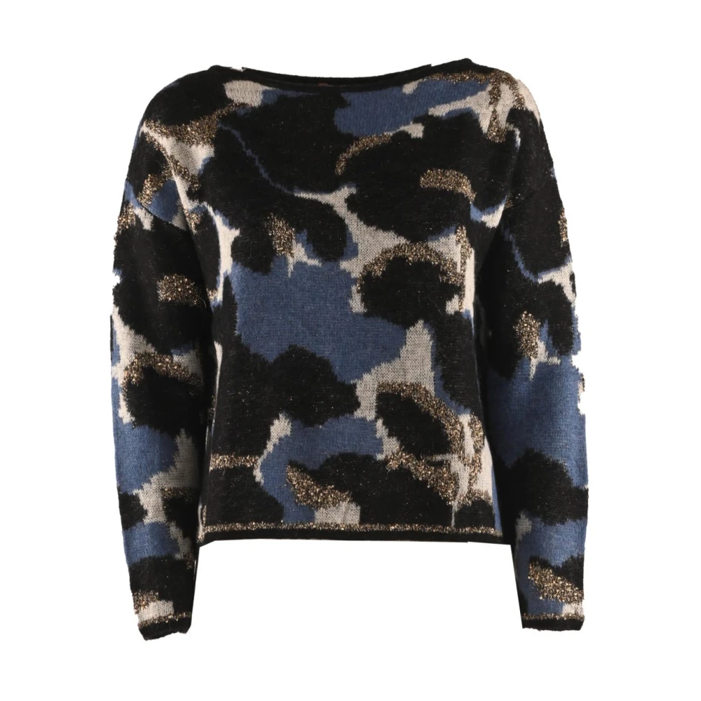 Pennyblack Multicolor Patroon Wollen Trui Multicolor Dames