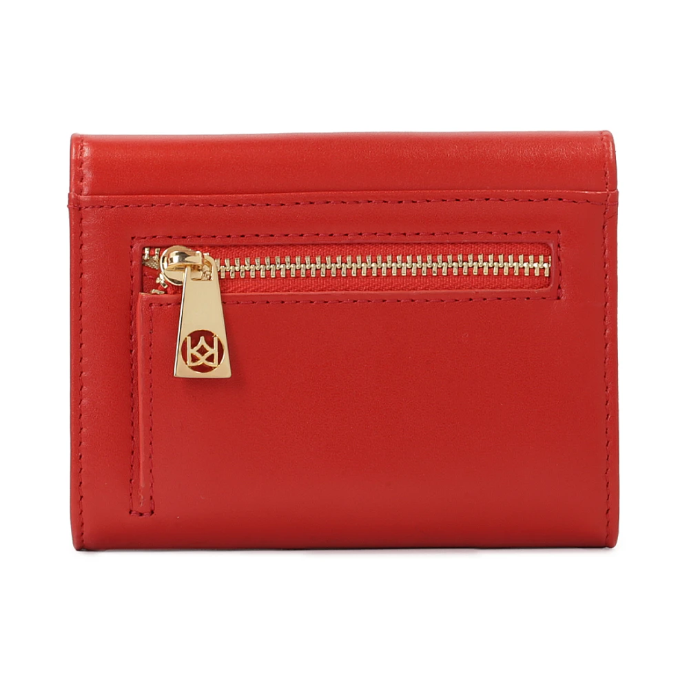 Kazar Kleine rode portemonnee met gouden logo Red Dames