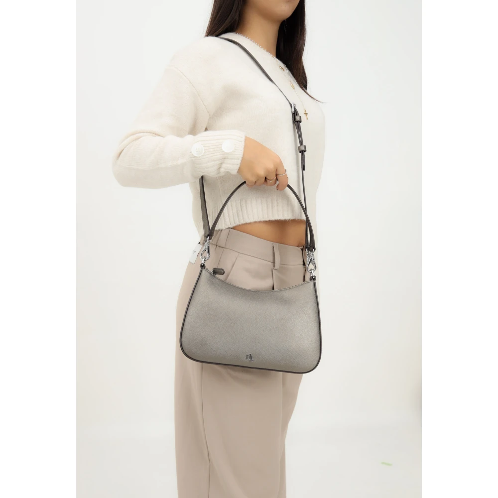 Ralph Lauren Danni Bronzen Schoudertas Gray Dames