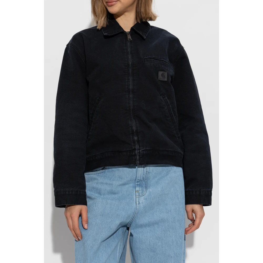 Carhartt WIP Denim jas Black Dames