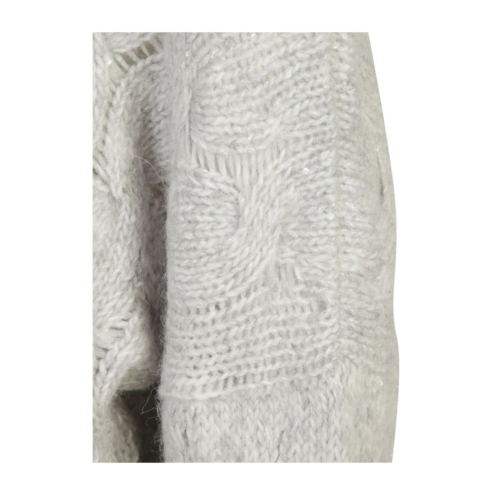 Le Tricot Perugia Grijze Sweaters voor een stijlvolle uitstraling Gray Dames