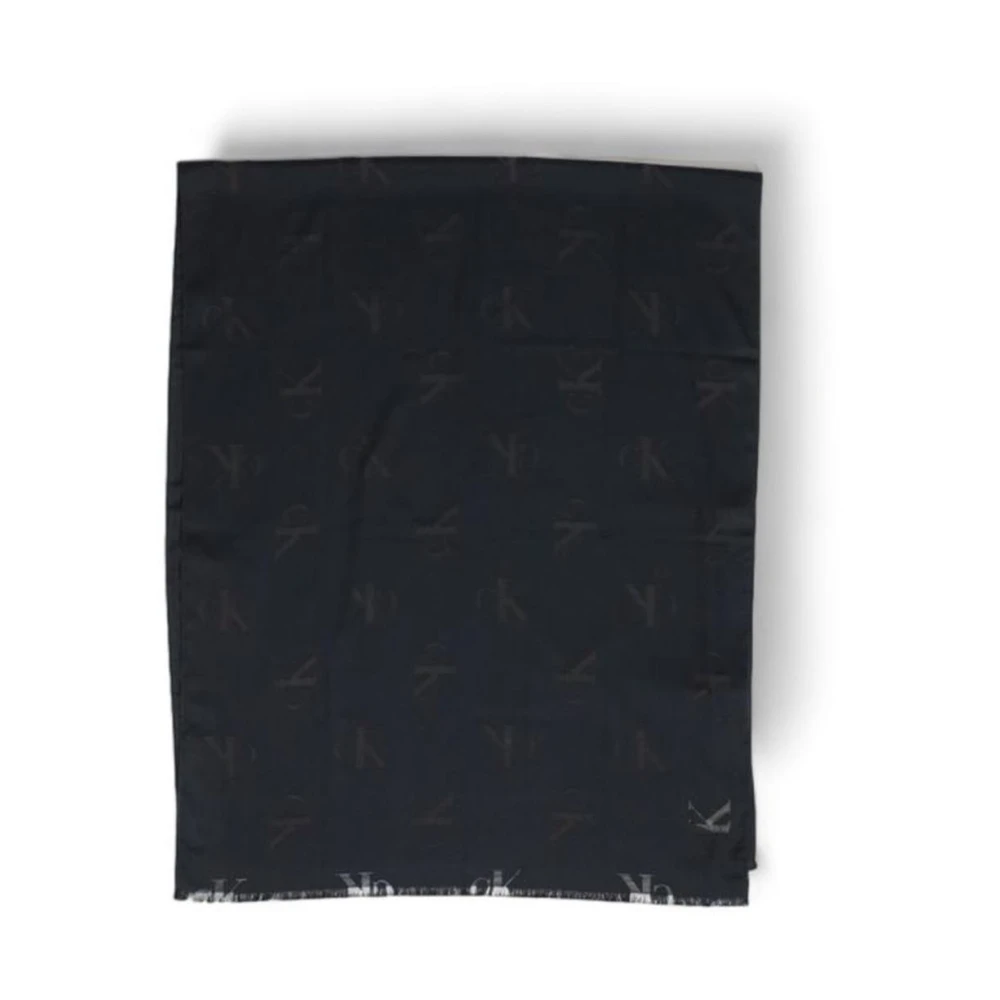 Calvin Klein Modal Blend Dames Sjaal Collectie Black Dames