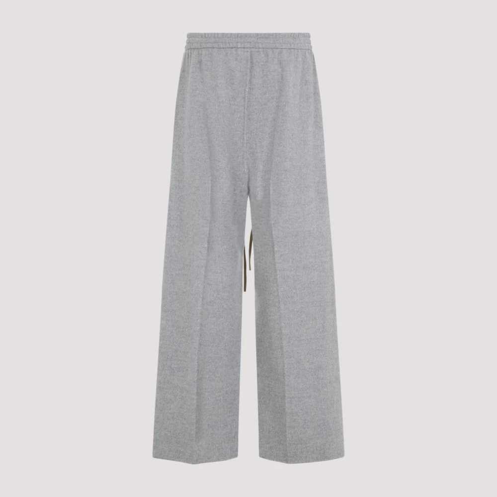 Fear Of God Luxe Wijde Pijp Wollen Broek Gray Heren