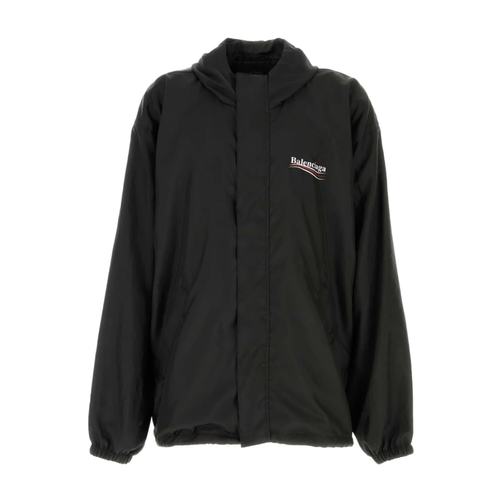Balenciaga Black Light Jackets, Male, Xs, Silk & Nylon Jacket