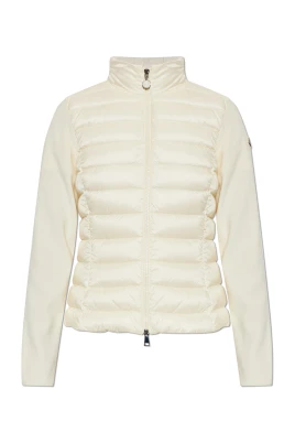 Cardigan med dunfyllt framparti