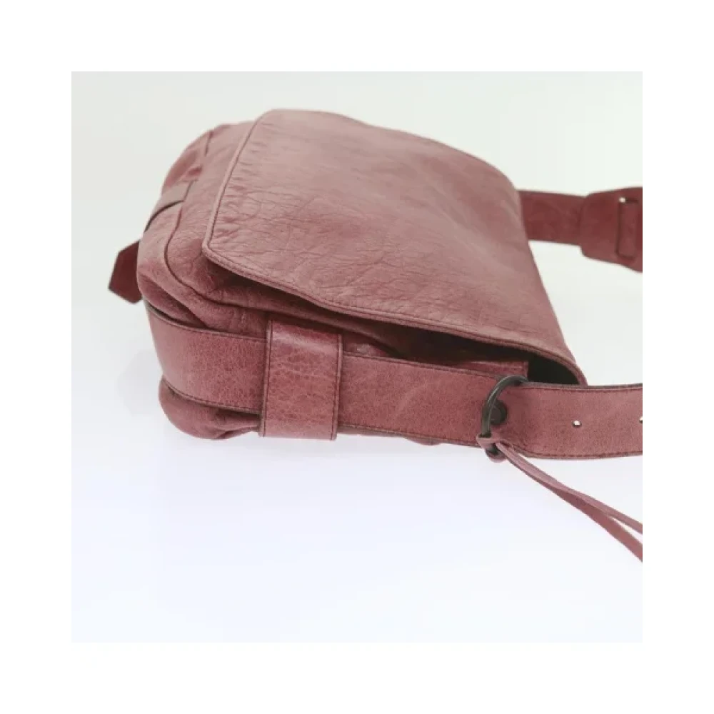 Balenciaga Vintage Pre-owned Leather shoulder-bags Pink Dames