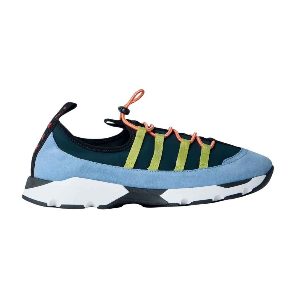 Marni Men's Blue Low-Top Sneakers