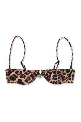 ghepardo-print-bikini-top