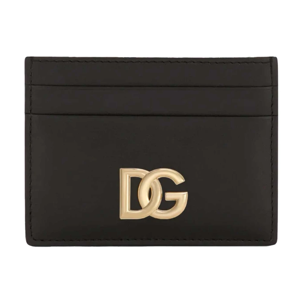 Dolce & Gabbana Logo Kaarthouder Portemonnee Black Heren