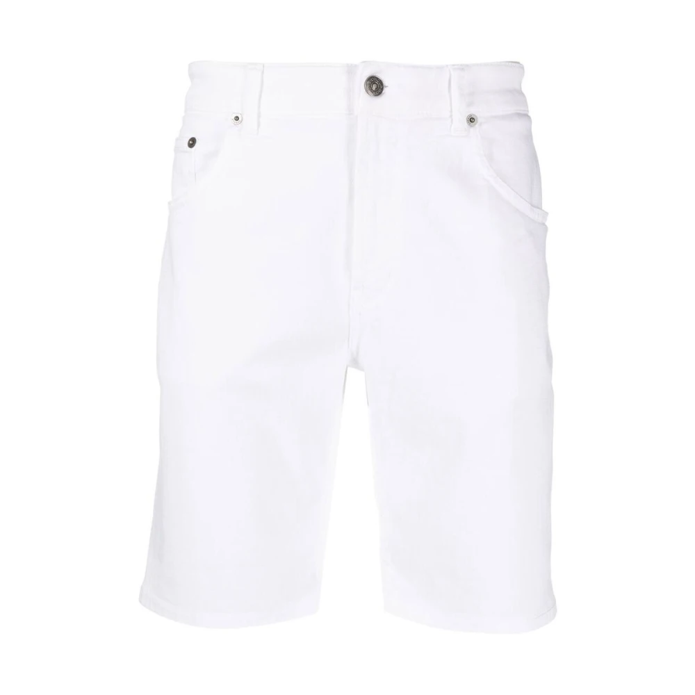 Dondup Witte Chino Shorts van Katoenmix White Heren