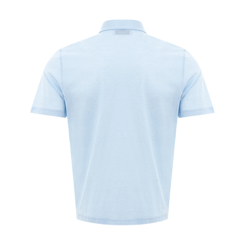 Gran Sasso Blauwe Polo Piquet Shirt Blue Heren
