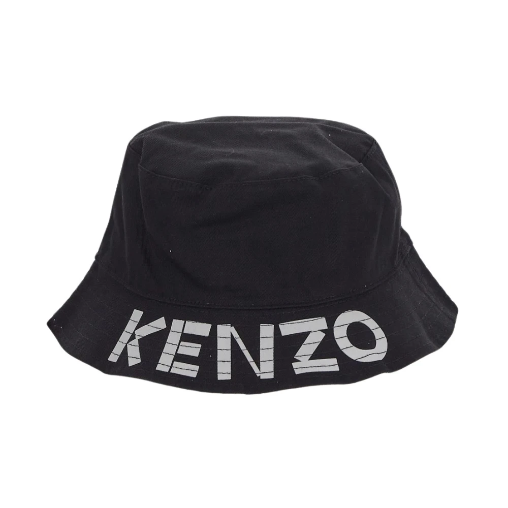Kenzo Omkeerbare emmerhoed met logo Black Heren