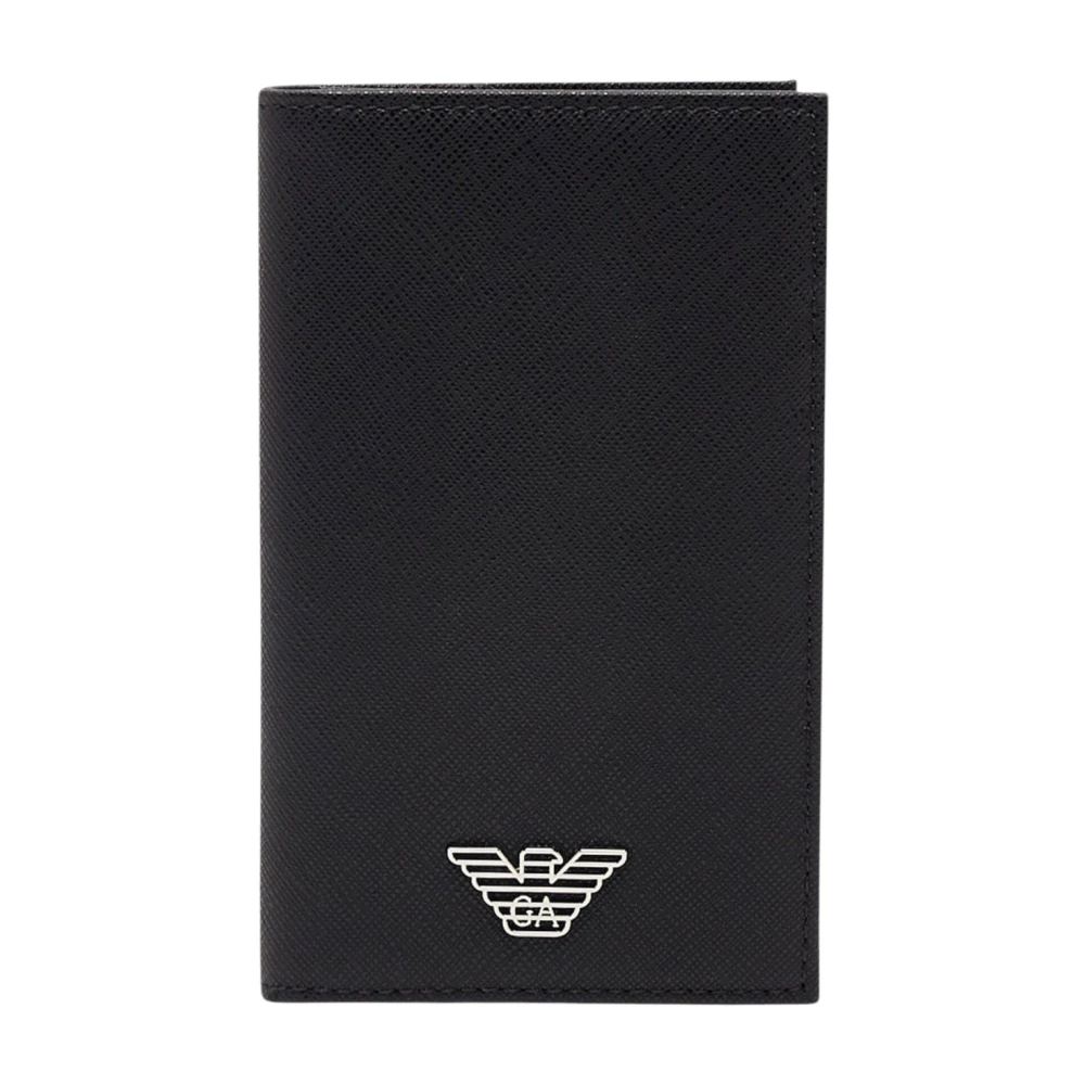 Emporio Armani Mannelijk Zwart Accessoires Heren, One Size, Wallets & Cardholders