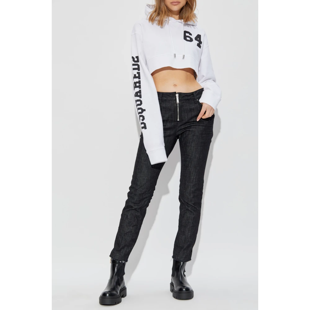 Dsquared2 Hoodie White Dames