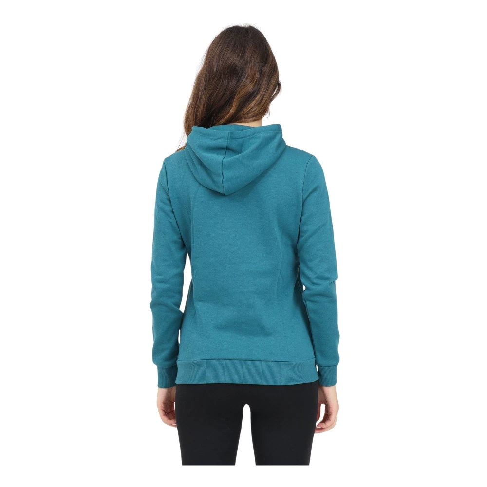 Puma Essentials Logo Hoodie Groen Vrouwen Blue Dames