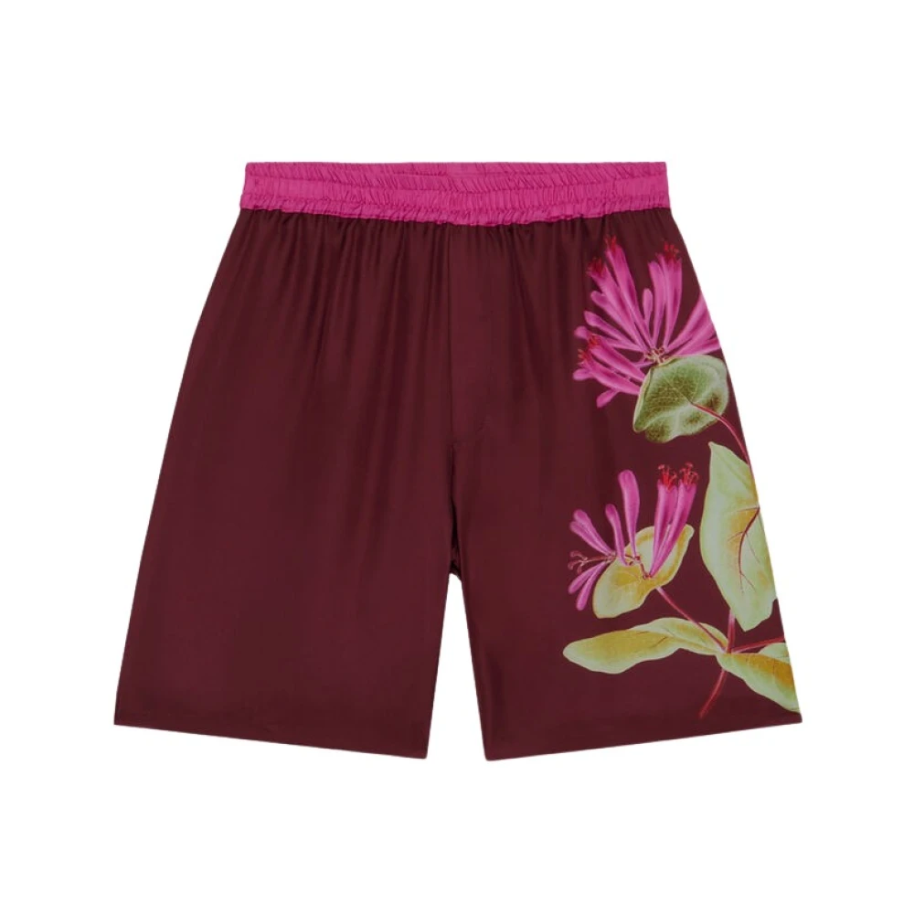 Pierre-Louis Mascia Women's Red Aloegots Shorts Silk