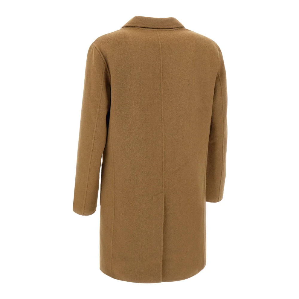 BOB Heren Kamelenwollen Jas Beige Heren