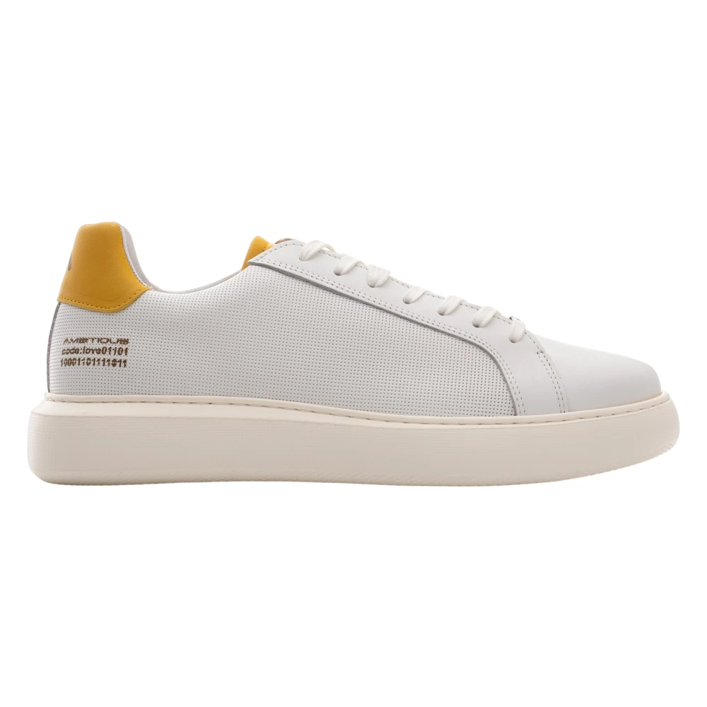 Ambitious Eclipse Geperforeerde Sneaker Heren Schoenen Wit