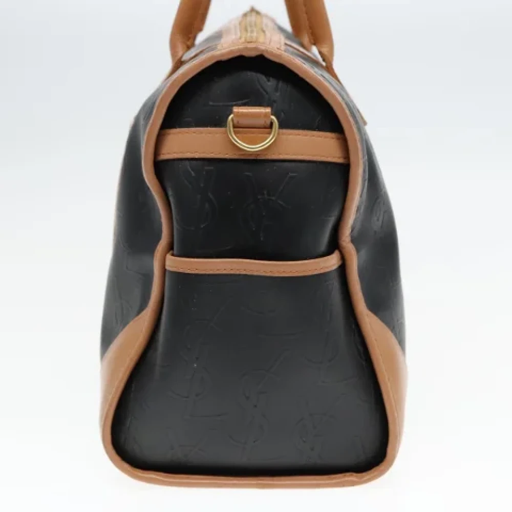 Saint Laurent Vintage Pre-owned Leather handbags Black Dames