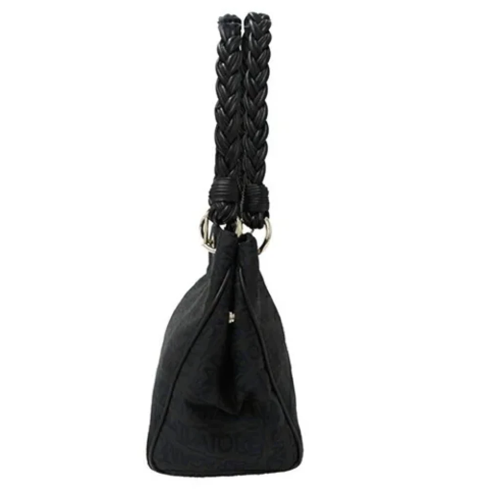 Salvatore Ferragamo Pre-owned Canvas handbags Black Dames