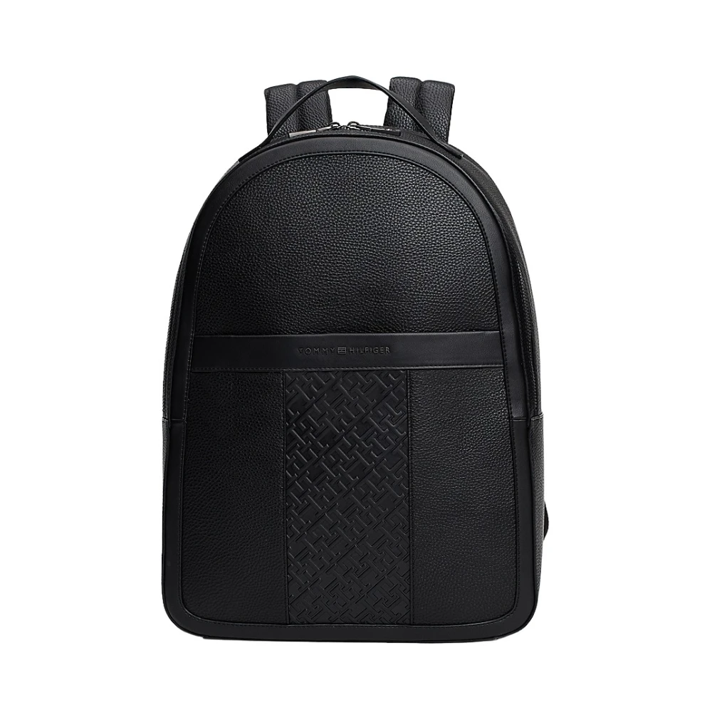 Tommy Hilfiger Monogram Centrale Rugzak Black Unisex