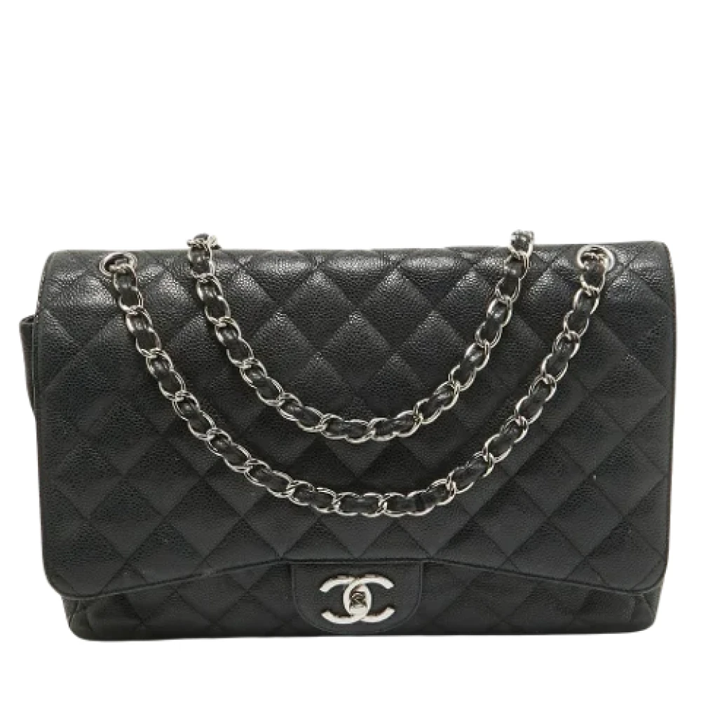 Chanel Vintage Pre-owned Leather chanel-bags Black Dames