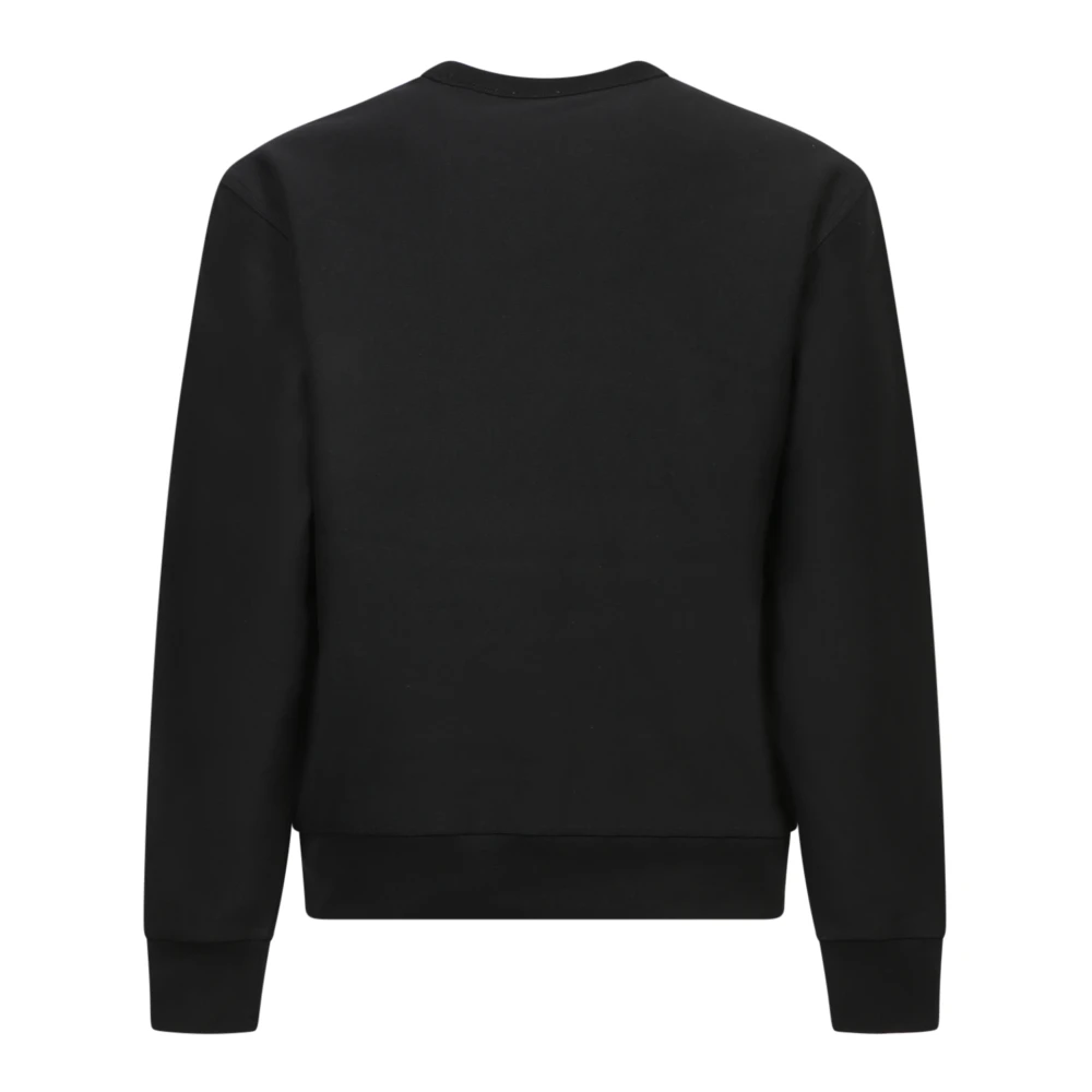 Burberry Zwart Sweatshirt Klassieke Ronde Hals Black Heren