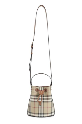 Mini Bucket Bag i rutmönster