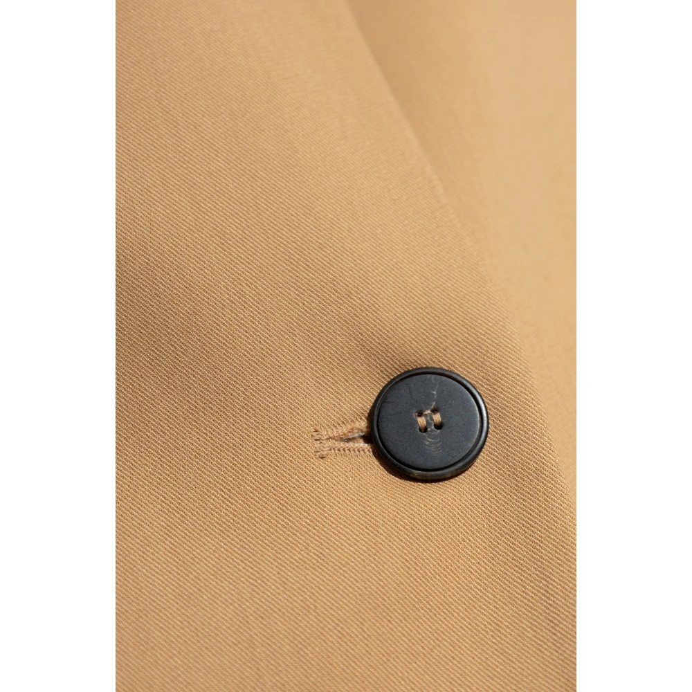 Forte Blazer met zakken Beige Dames