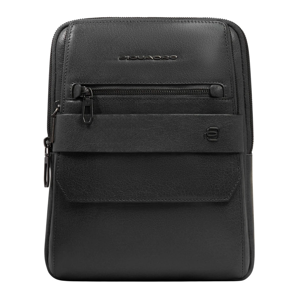 Piquadro Homme Noir Sacs, Taille: One Size Sac Bandoulière Pour Ipad