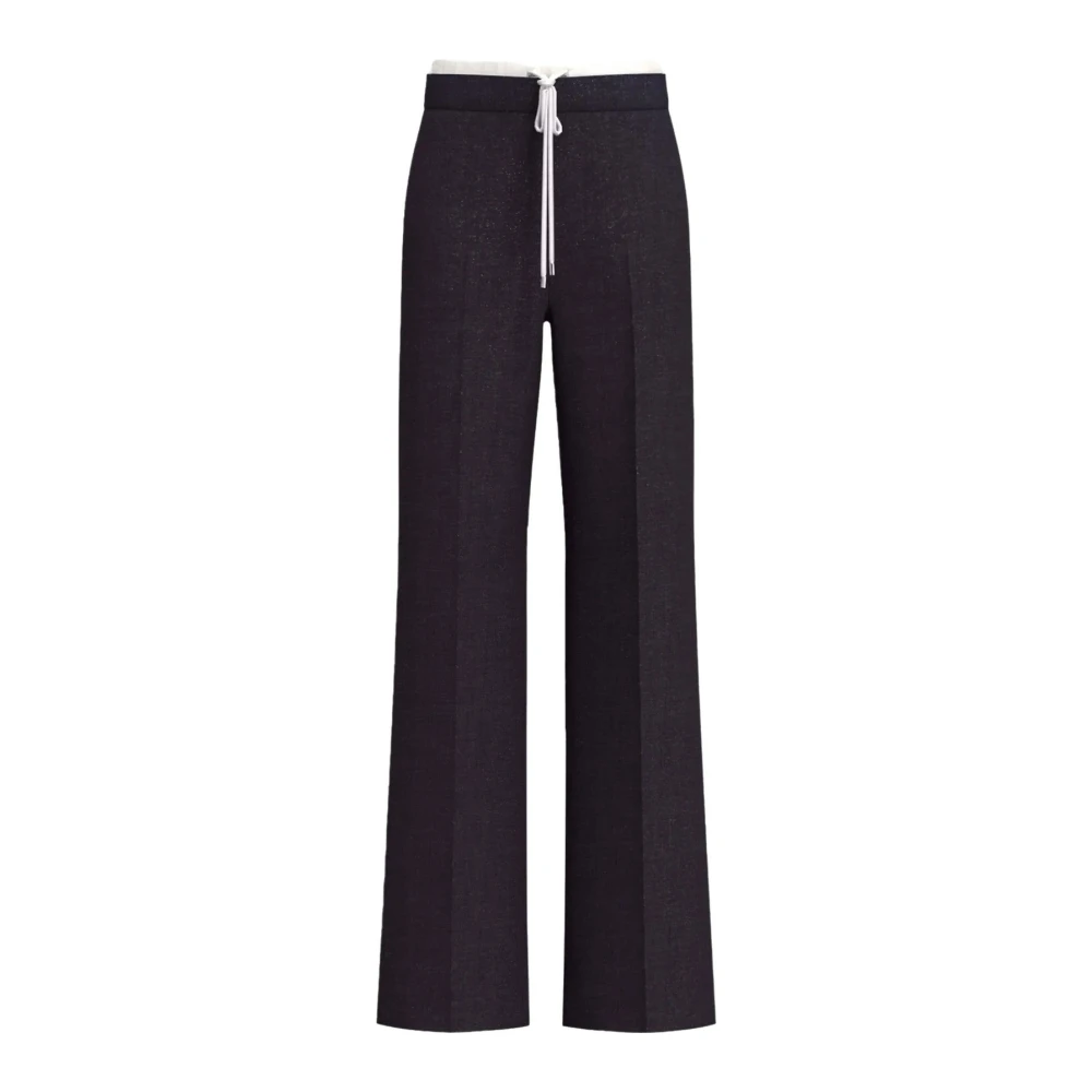 Emme Di Marella Donna Blu - Emmfetta Wide Pantaloni - Trousers - L