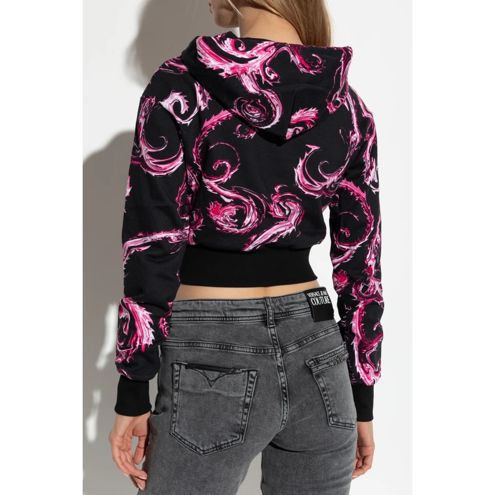 Versace Jeans Couture Capuchontrui Black Dames