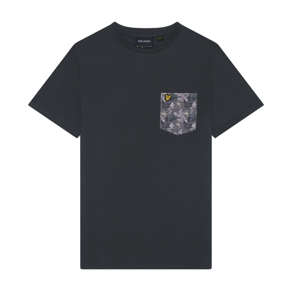 Lyle & Scott Bloemenprint zak T-shirt Gray Heren