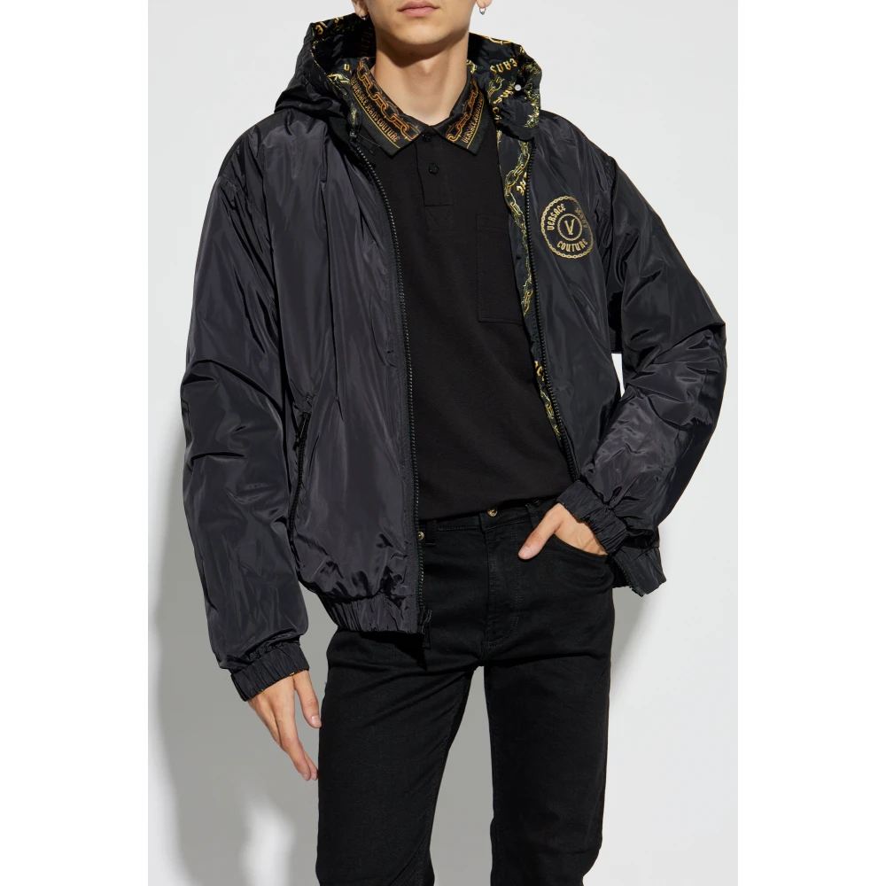 Versace Jeans Couture Omkeerbare jas Black Heren