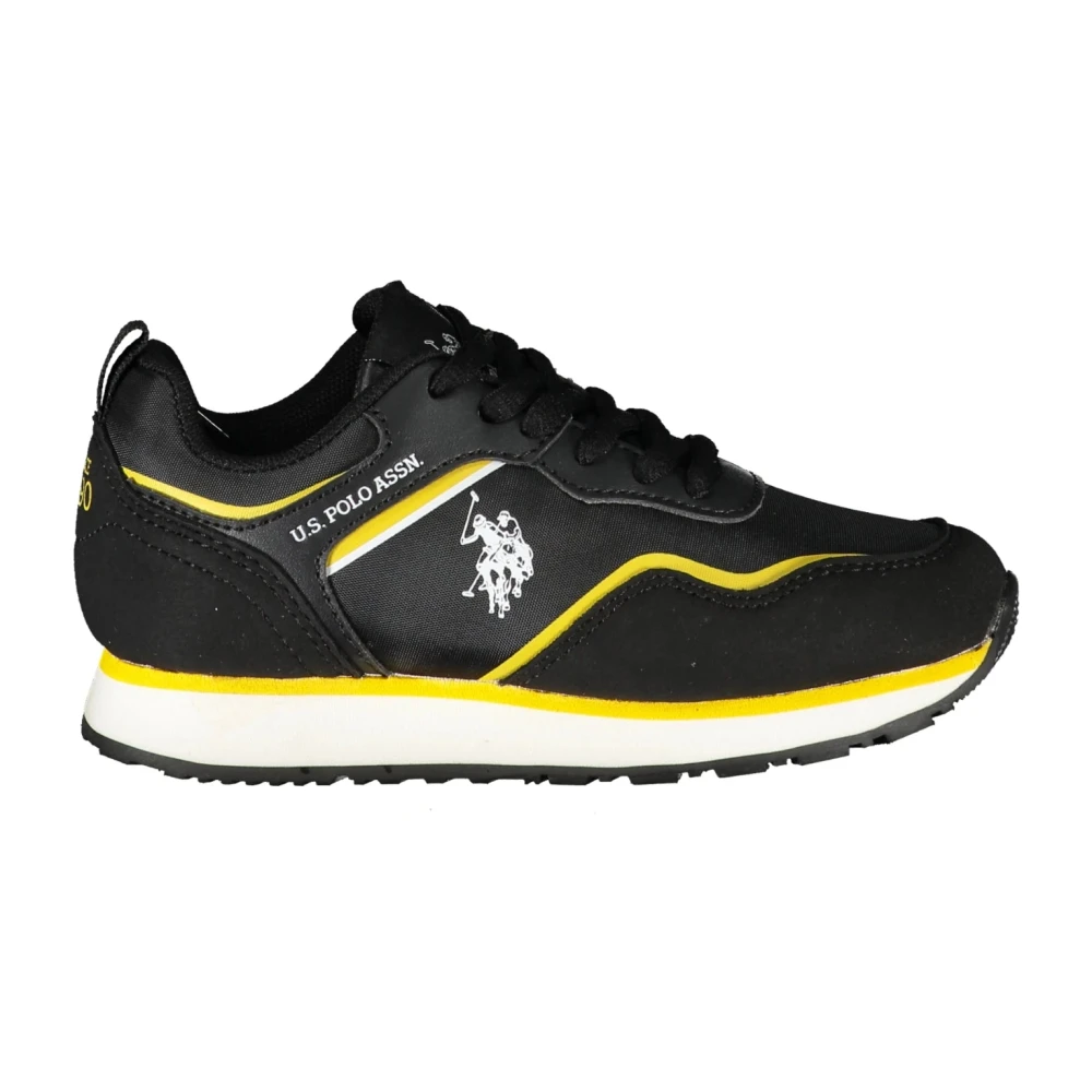 U.s. Polo Assn. Unisex Kids Black Kids Sneakers, 28 Eu, Sports Shoes