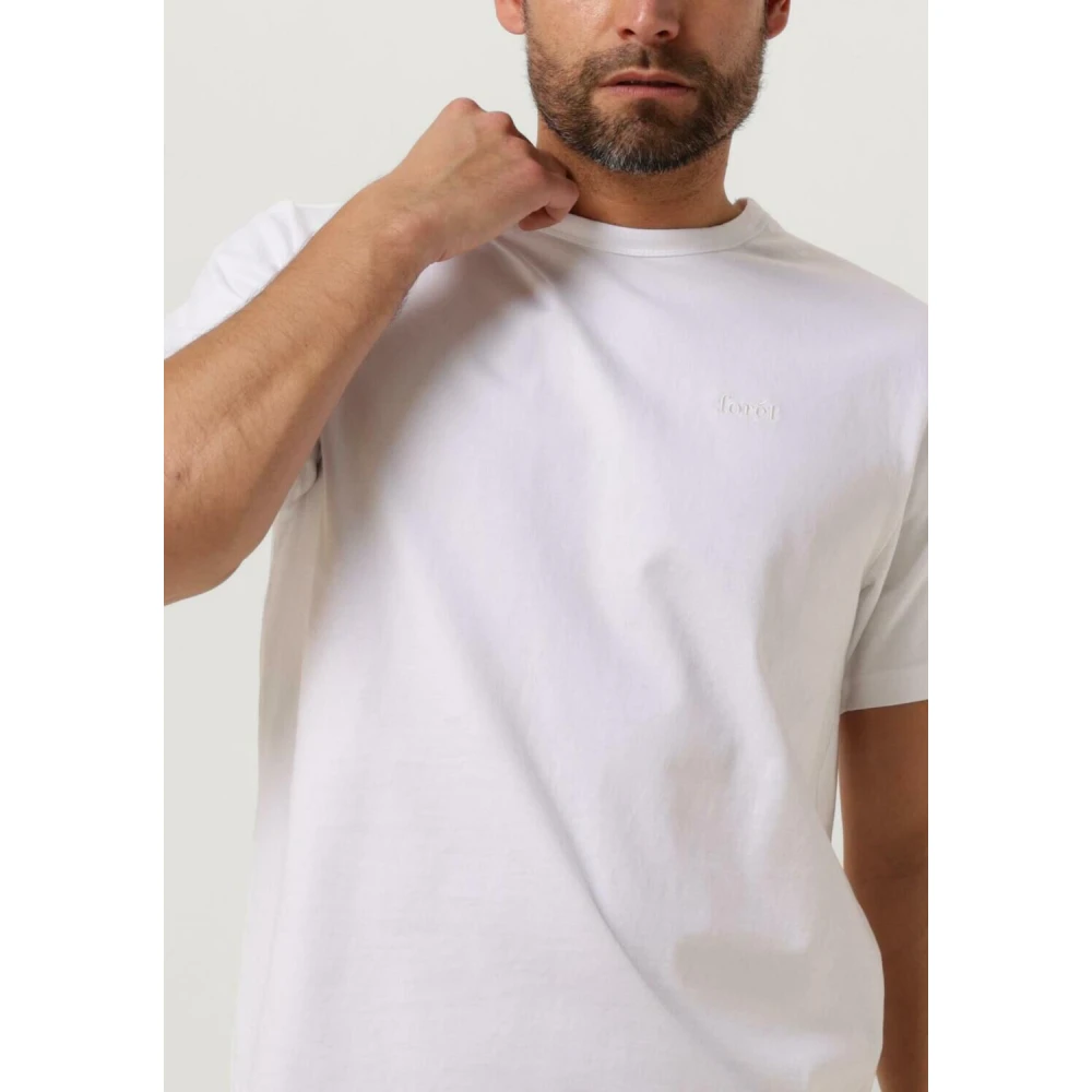 Forét Heren Polo & T-shirts Bass Tee White Heren