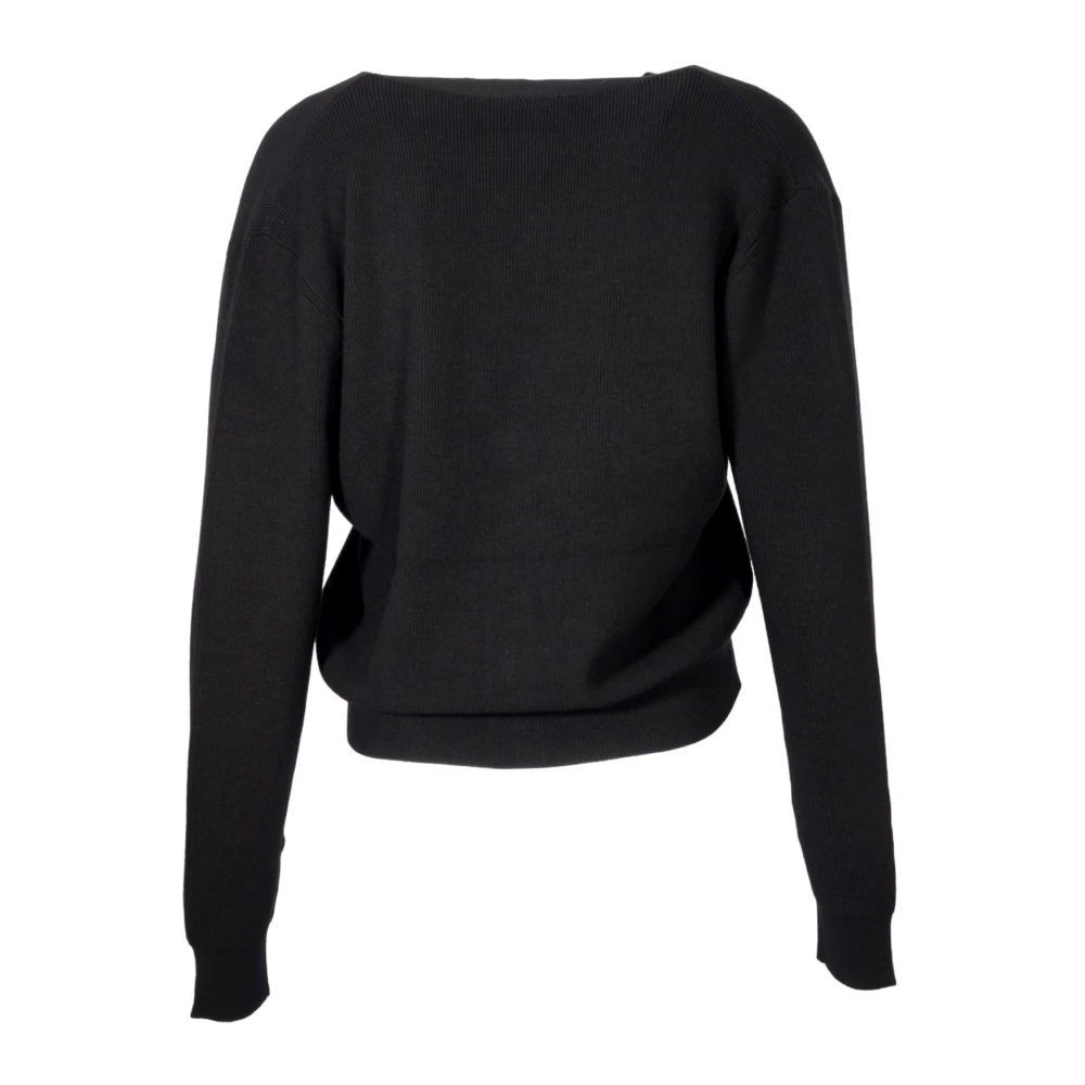 Kaos Zwarte vest met sprankelende strikspelden Black Dames