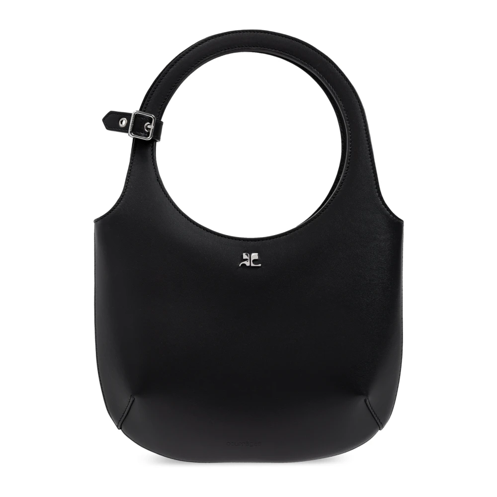 Courrèges Svart Läder Väska