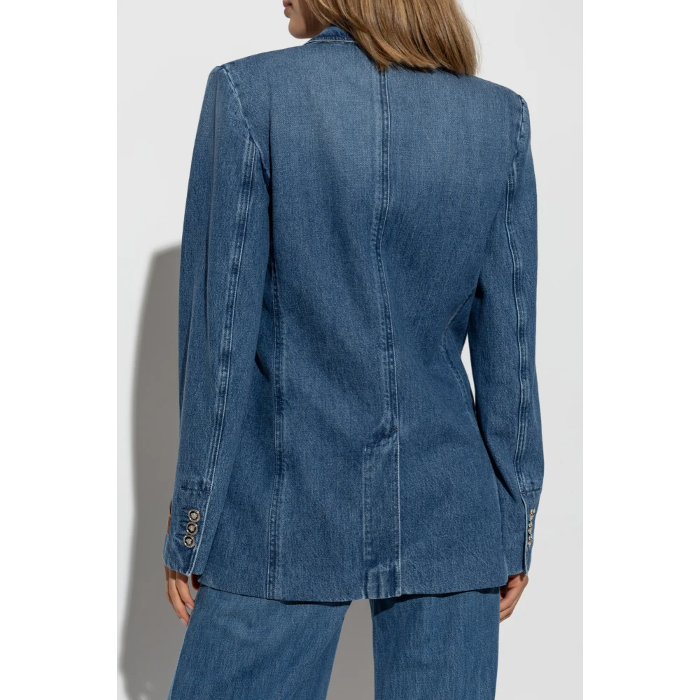 Versace Denim blazer Blue Dames