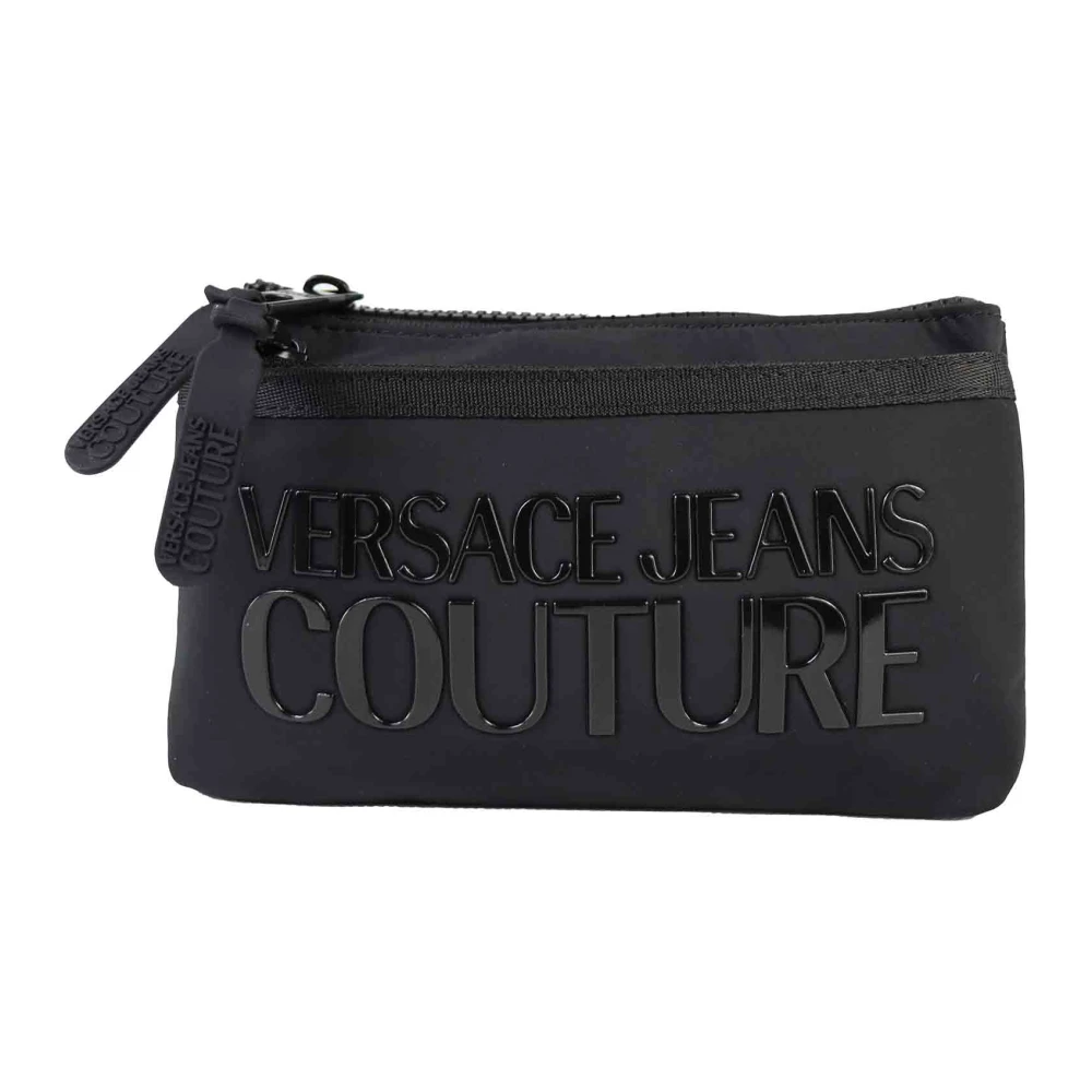 Versace Jeans Couture Zwarte Nylon Versace Marsupio Clutch Black Dames