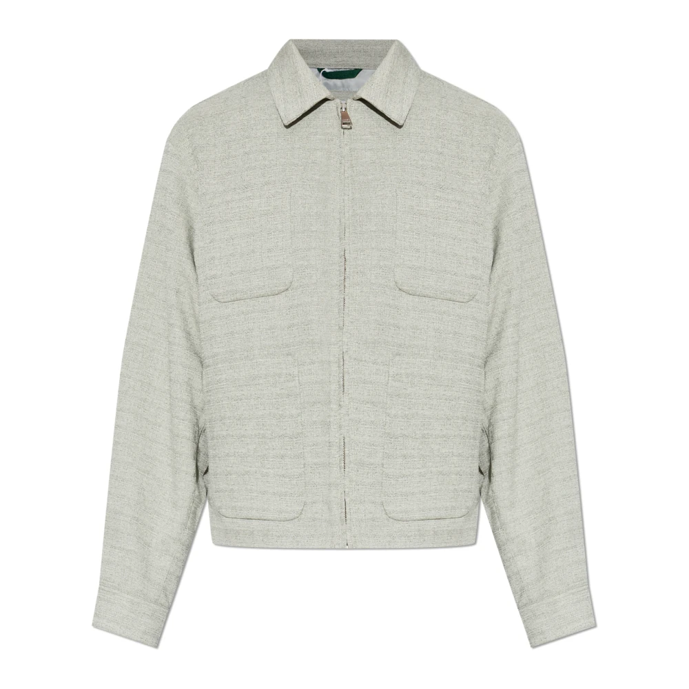 Lacoste Uomo Grigio Giacche, Xl, New,
