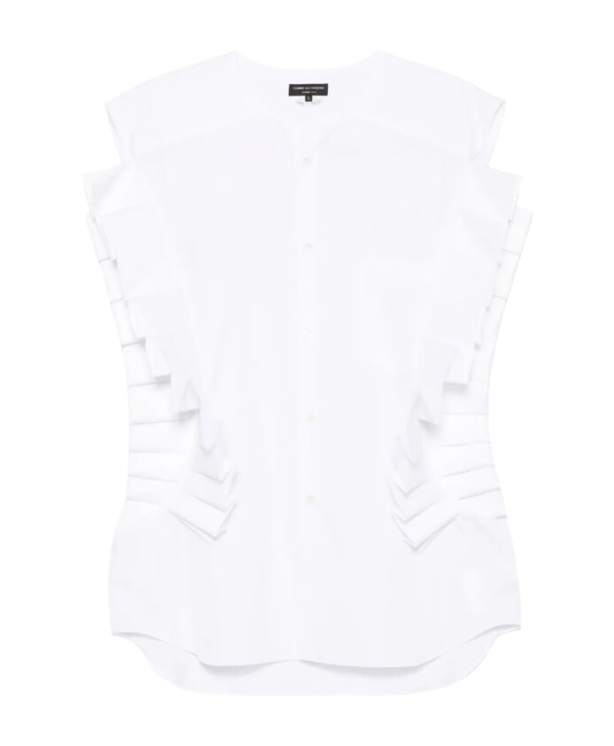 chemise-en-coton-a-ourlet-volante