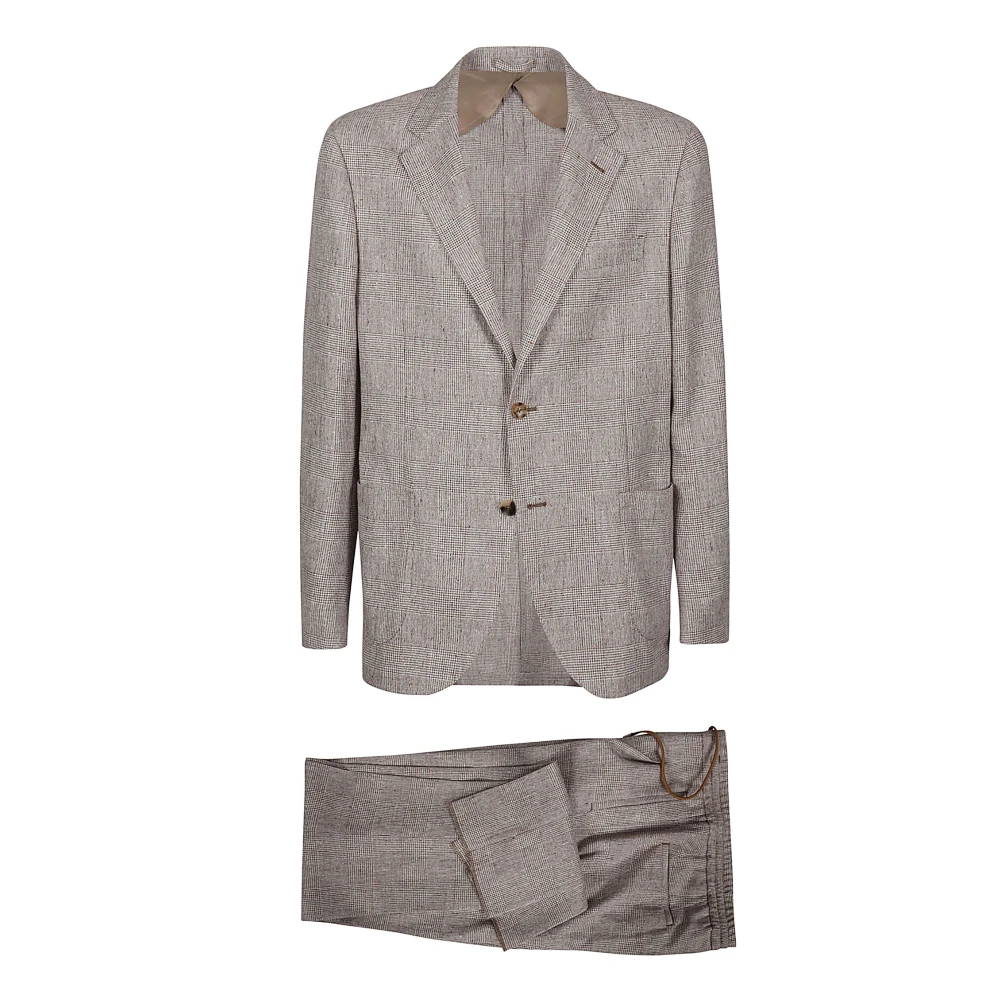 Lardini Elegant Suit Collection Beige Heren