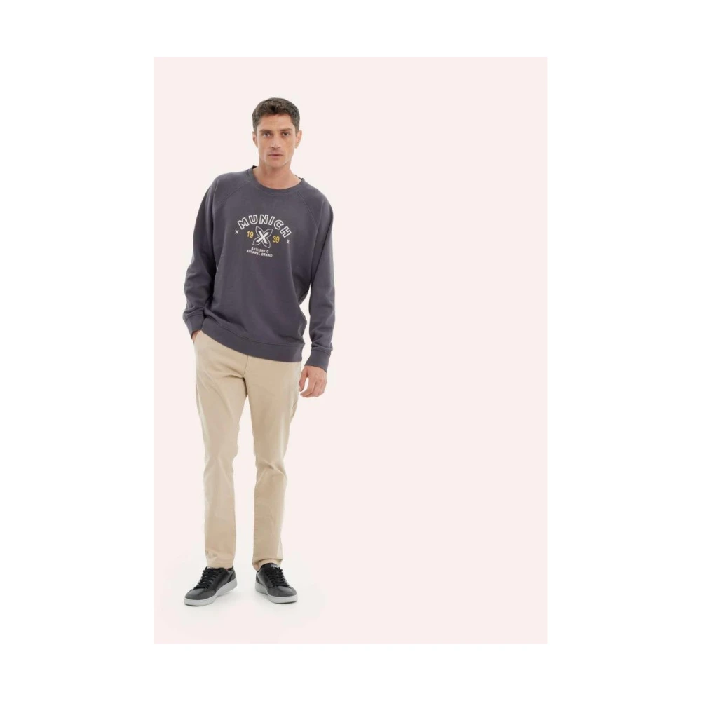 Munich Authentieke Sweatshirt Gray Heren