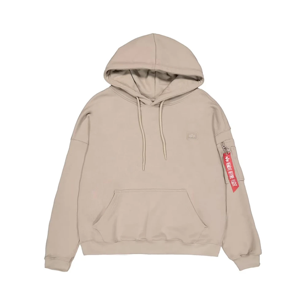 Alpha industries Vintage Sand Hoodie Essentials Beige Heren