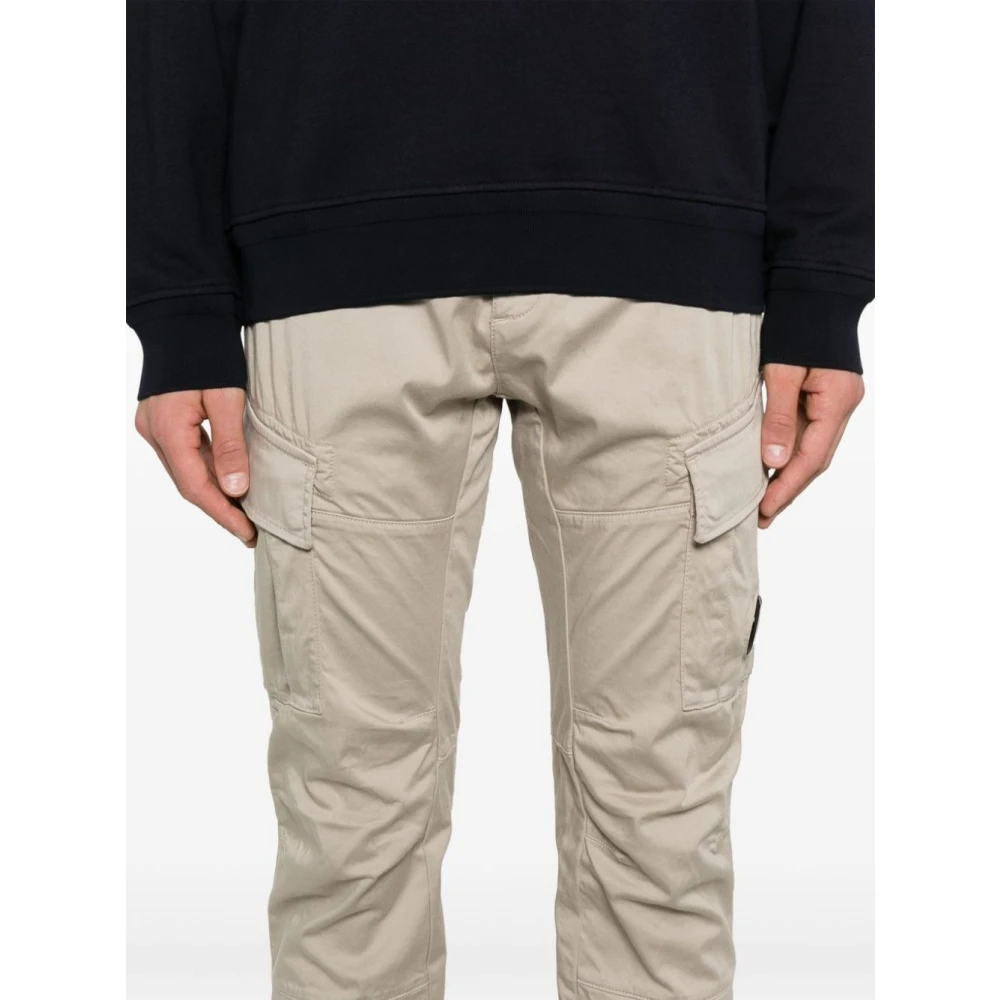 C.P. Company Cargo broek met bril detail Green Heren